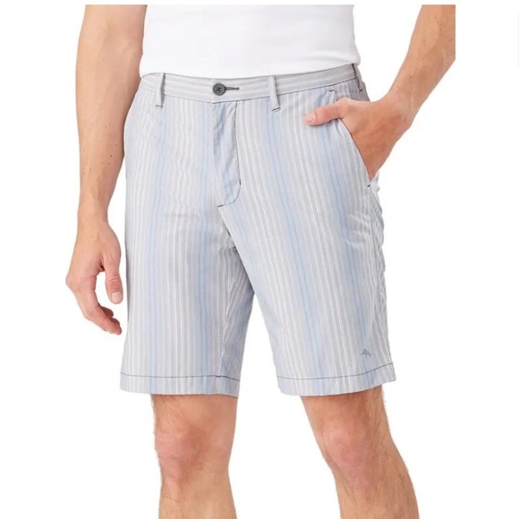 Tommy Bahama Isla Bay Men’s Shorts In Fog Grey, Size 33‎ - Picture 1 of 12